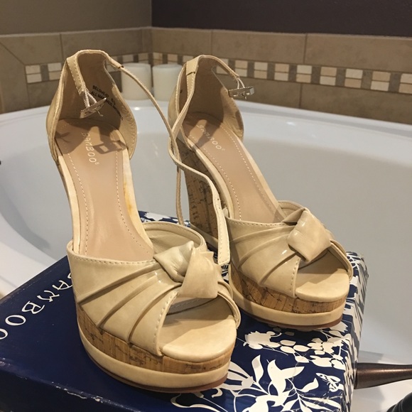 Platform Wedge Sandals - worm once - Picture 4 of 4